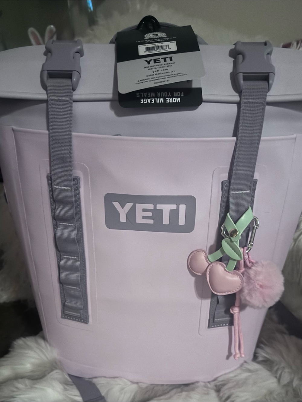 🌸 New Pink Yeti M12 Backpack and soft cooler.